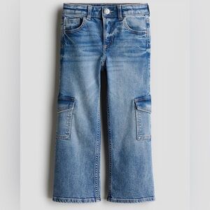 H&M Bootcut Cargo Jeans - Girls 4T (3/4T)